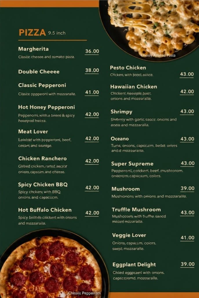 Menu Page 3
